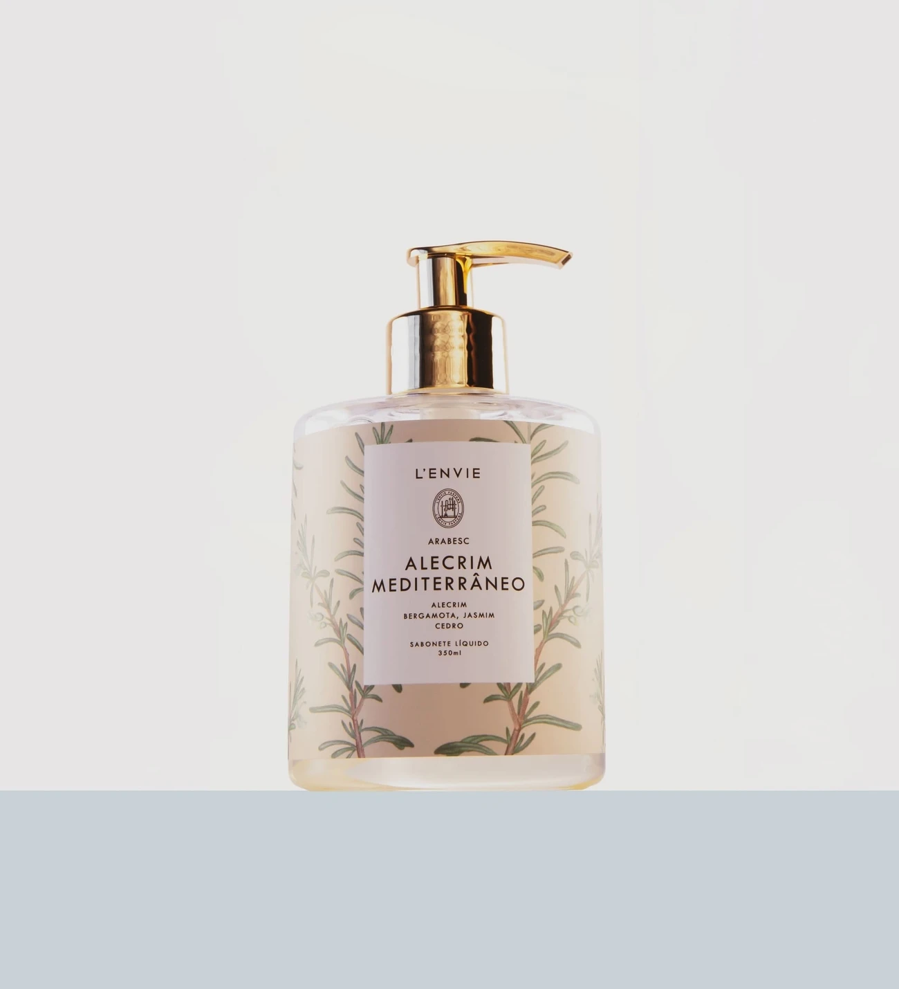 Lenvie- Sabonete Líquido Alecrim Mediterrâneo 350ML - Arabesc