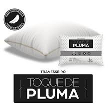 Travesseiro Toque de Pluma Lynel Branco 70x50cm