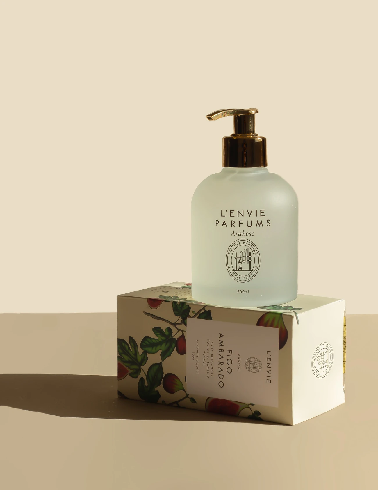 Lenvie- Sabonete Líquido Figo Ambarado - Arabesc 200ML