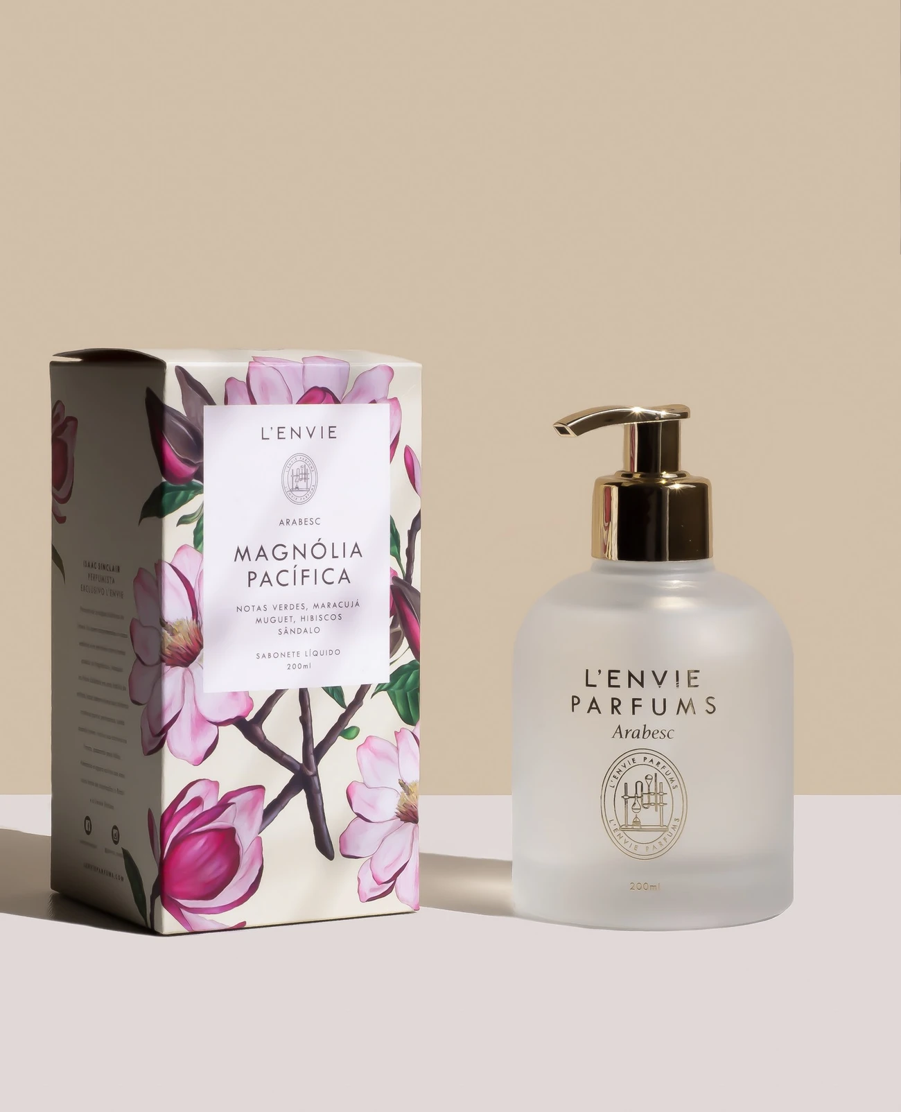 Lenvie- Sabonete Líquido Magnólia Pacífica - Arabesc - 200ML