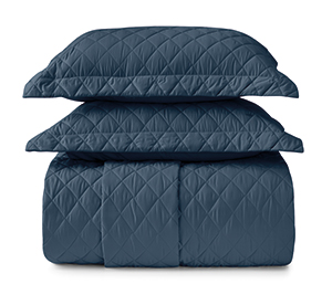 Cobre leito King Lynel  Nuage Azul - 400 fios 