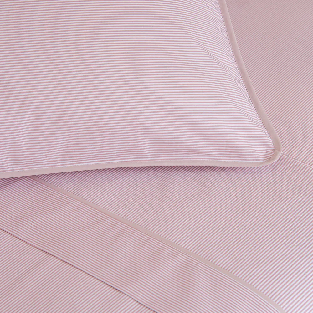 Fronha avulsa Stripes listrada Rosa