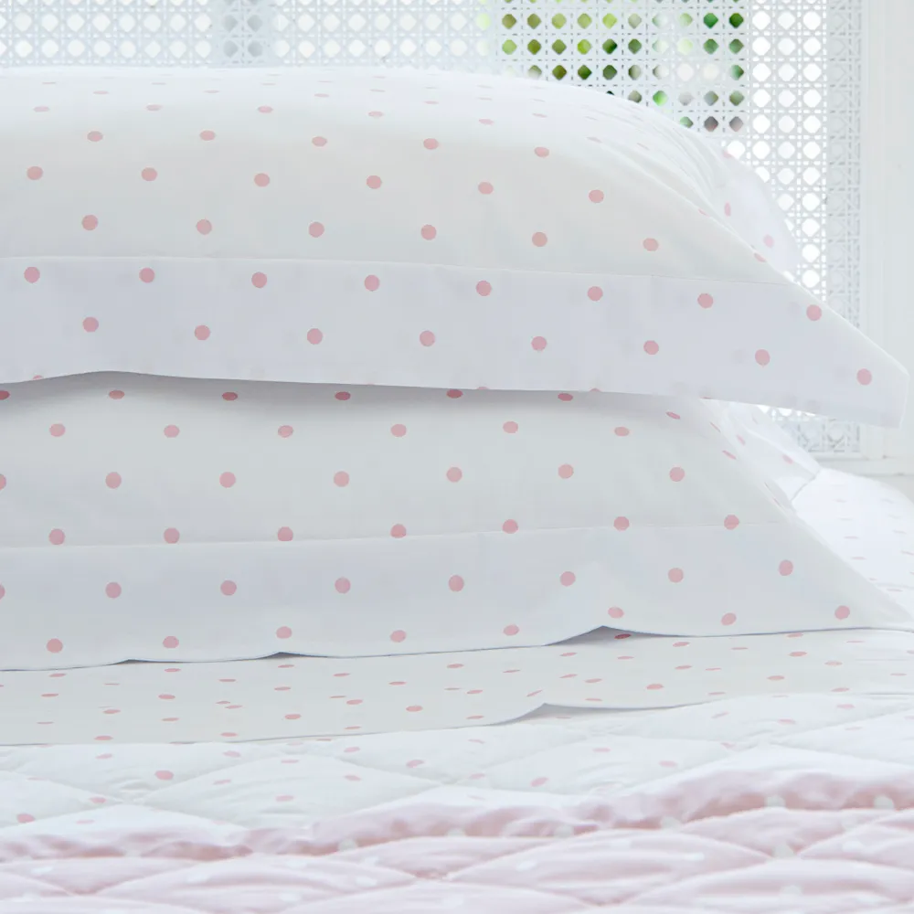 Fronha avulsa percal 200 fios Stell Rosa 